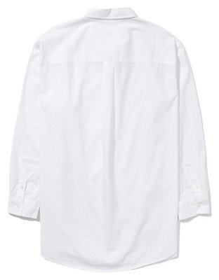 AE Oversized Oxford Button-Up Shirt