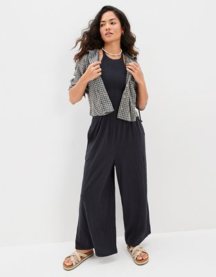 Женские худи American Eagle AE Cropped Flannel Shirt — фото 6