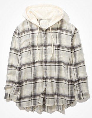 Ae cheap flannel hoodie