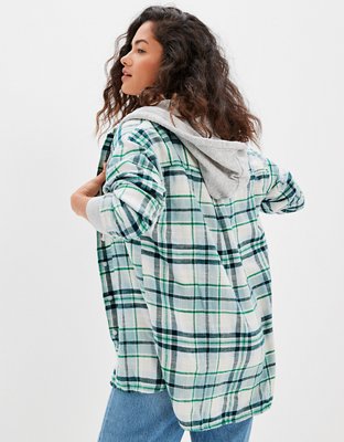 pullover flannel shirt womens