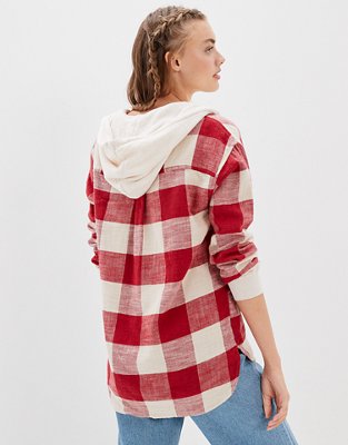 AE Oversized Hoodie Flannel