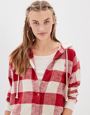 AE Oversized Hoodie Flannel
