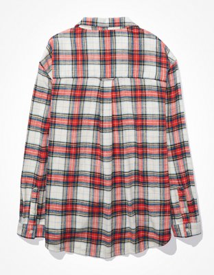 AE Oversized Flannel Shirt