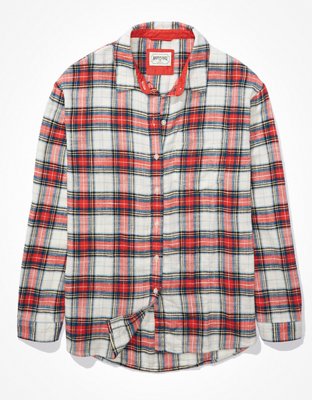 AE Oversized Flannel Shirt