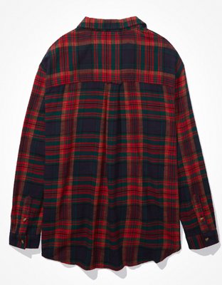 AE Oversized Flannel Shirt