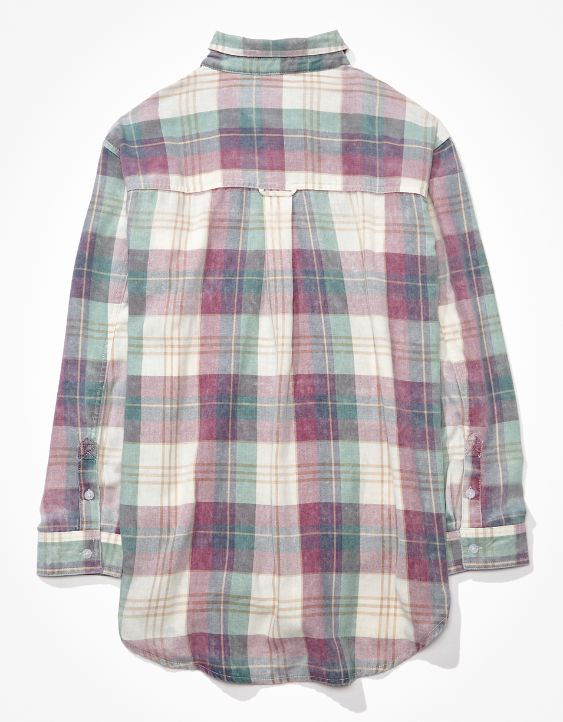 AE Super Oversized Flannel Shirt