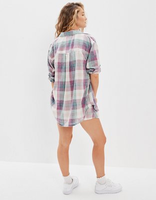 AE Super Oversized Flannel Shirt