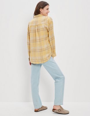 AE Oversized Button-Up Shirt