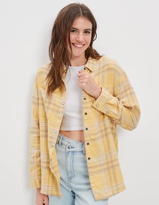 AE Oversized Button-Up Shirt
