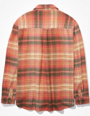 AE Oversized Flannel Shirt