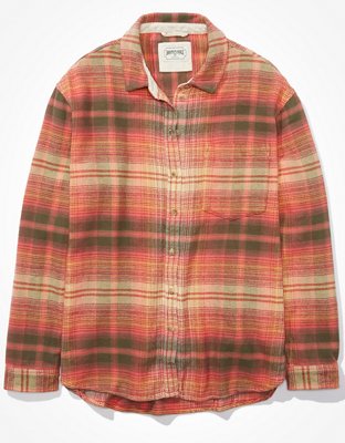 AE Oversized Flannel Shirt