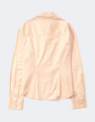 AE Fitted Button-Up Shirt