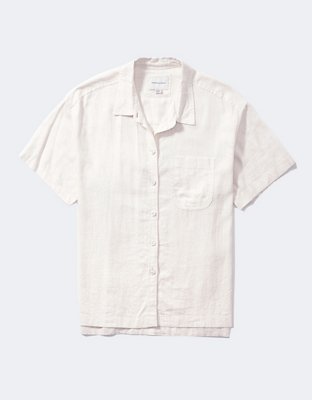 AE Camisa estilo resort con botones