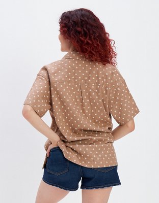 AE Linen Button-Up Resort Shirt