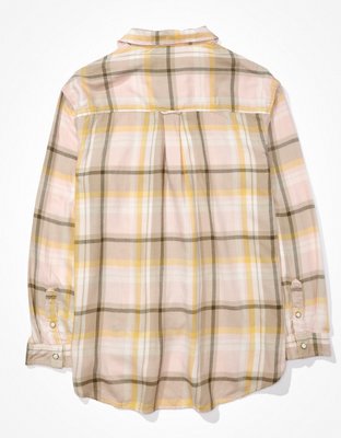 AE Oversized Flannel Shirt