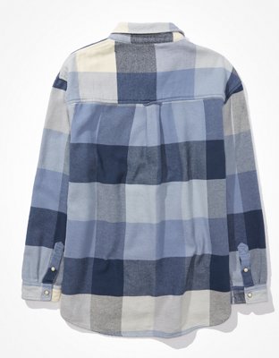 AE Oversized Flannel Shirt