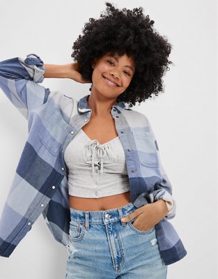 Camisa de franela extra grande AE