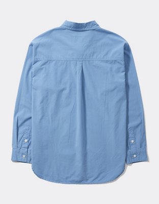 AE Oversized Oxford Button-Up Shirt