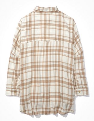 AE Go Big Beach Flannel Shirt