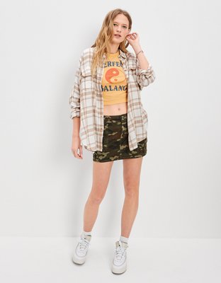 AE Go Big Beach Flannel Shirt