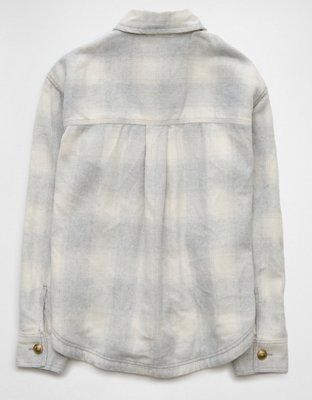 American Eagle AE Plaid Shacket — фото 4
