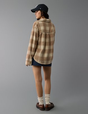 AE Plaid Shacket