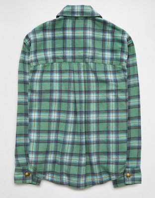 AE Plaid Shacket