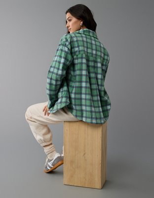 AE Plaid Shacket