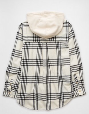 American Eagle AE Hooded Flannel — фото 4