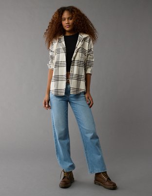 American Eagle AE Hooded Flannel — фото 5