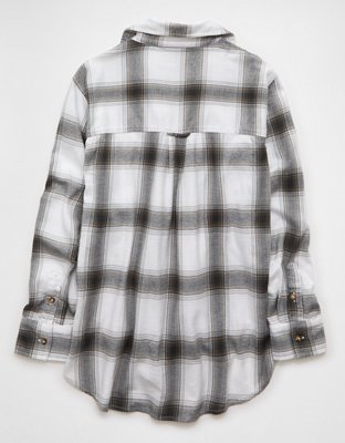 AE Oversized Flannel Shirt