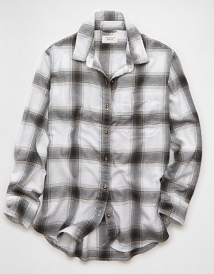 AE Oversized Flannel Shirt
