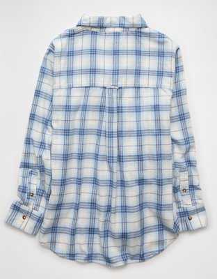 AE Oversized Flannel Shirt