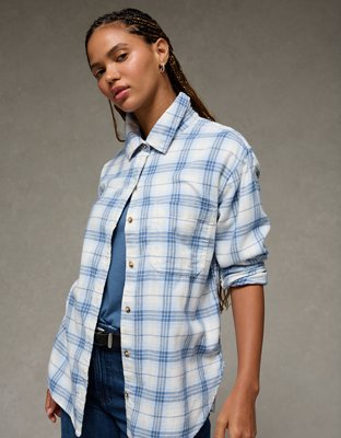 AE Oversized Flannel Shirt
