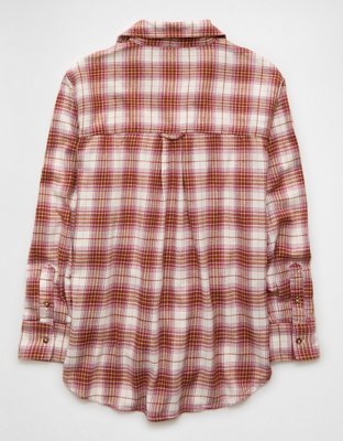 AE Oversized Flannel Shirt