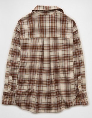 AE Plaid Button-Down Shirt