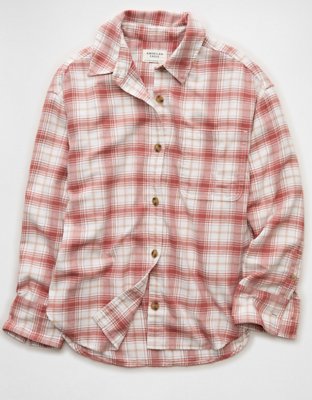 AE Plaid Button-Down Shirt