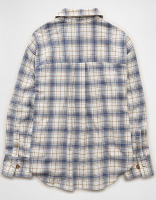 AE Plaid Button-Down Shirt