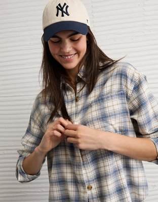Chemise boutonnée et à carreaux AE