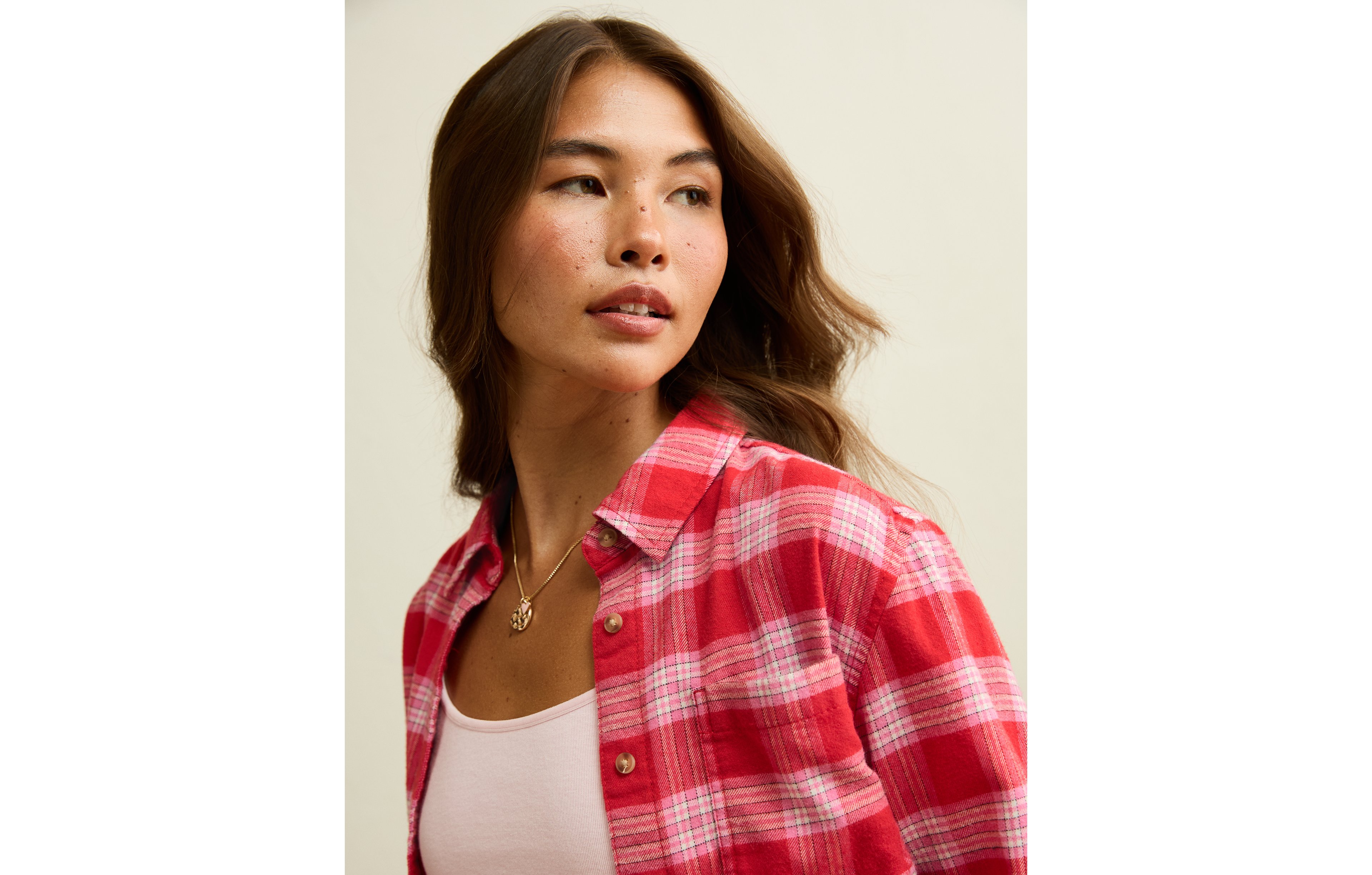 AE Throwback Flannel Button-Up Shirt