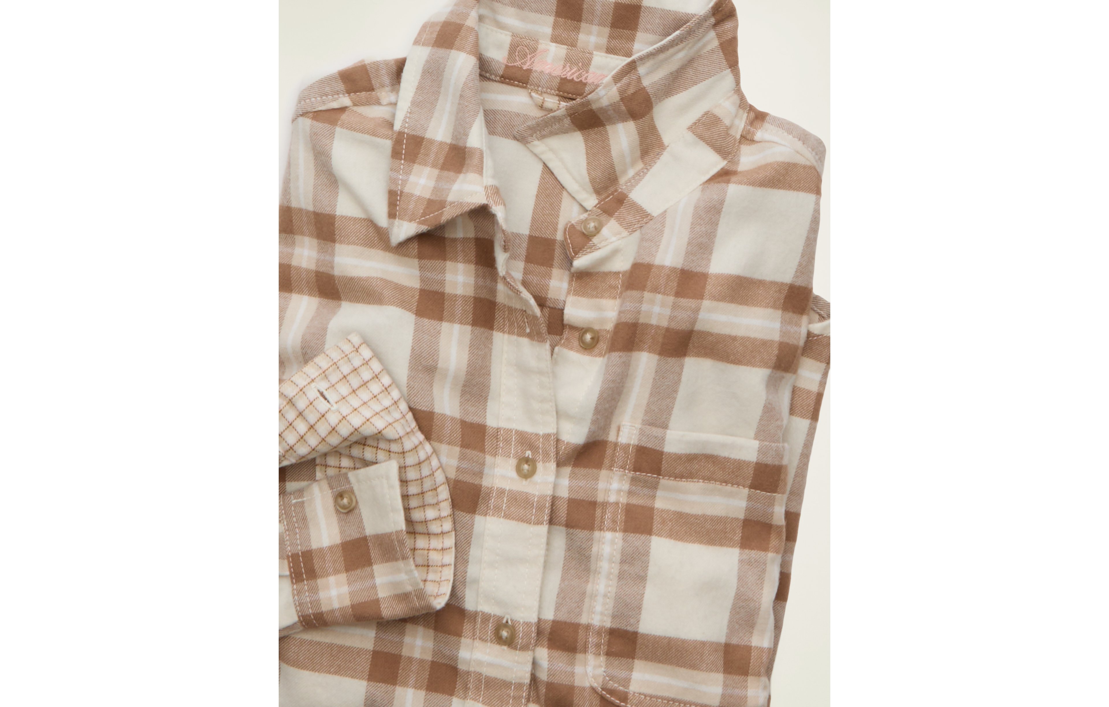 AE Throwback Flannel Button-Up Shirt