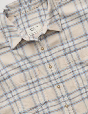 AE Cropped Button-Up Shirt