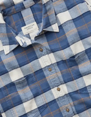 AE Cropped Button-Up Shirt