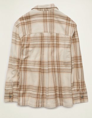 AE Cozy Flannel Shacket