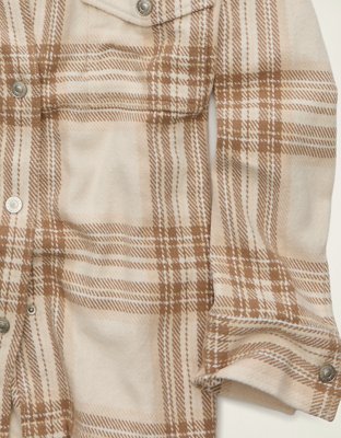 AE Cozy Flannel Shacket