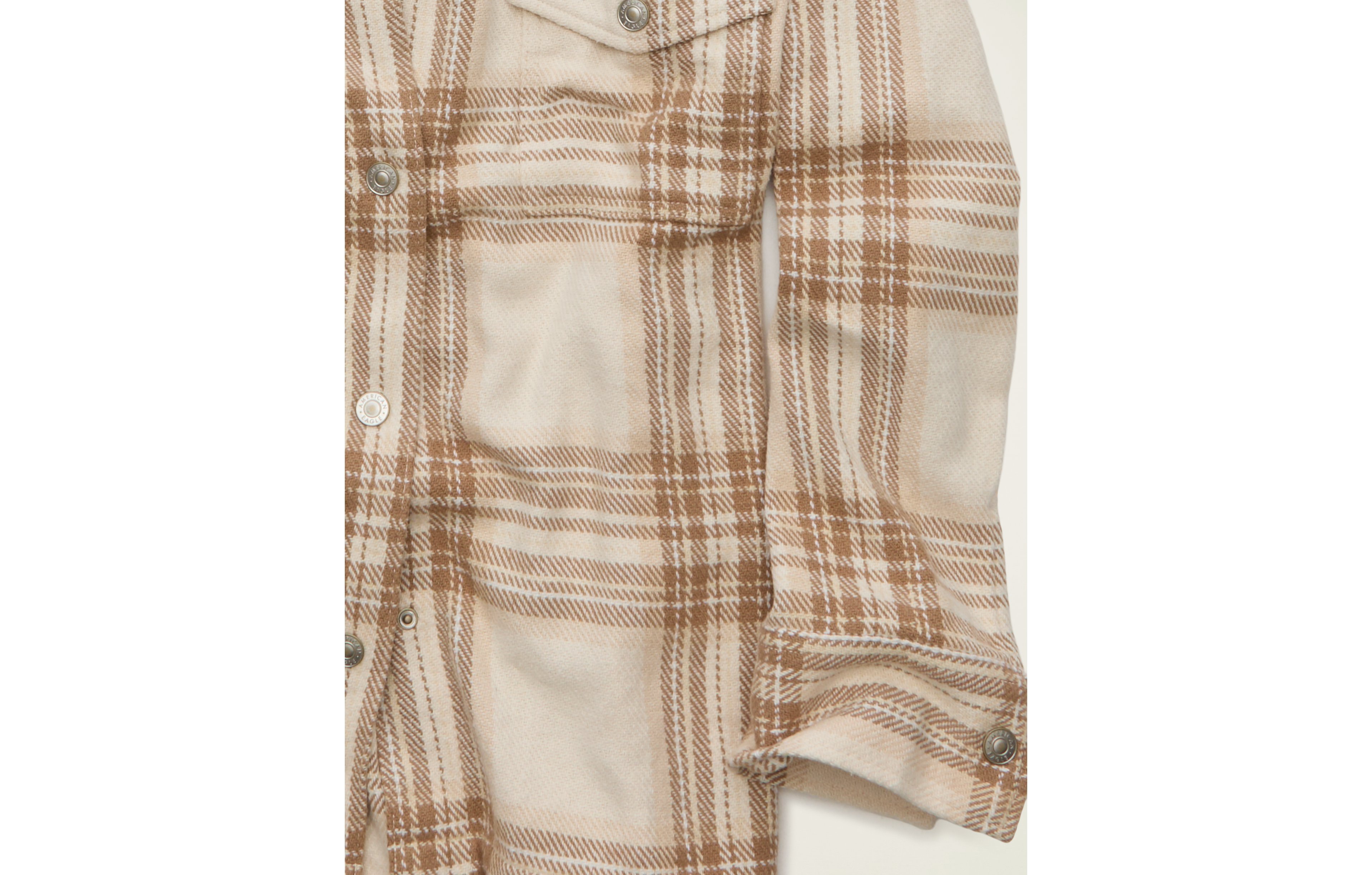 AE Cozy Flannel Shacket