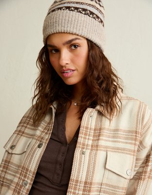 AE Cozy Flannel Shacket