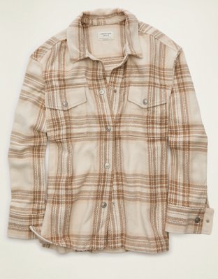 AE Cozy Flannel Shacket