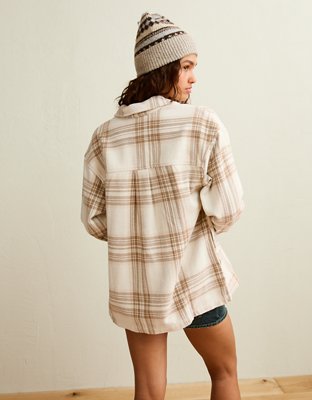 AE Cozy Flannel Shacket