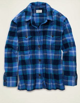 AE Cozy Flannel Shacket